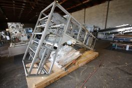 L - Shaped Conveyor Elevator,Aprox. Overall Dim. 117" H x 53" W x 80" L) (INV#69233) (Located at the