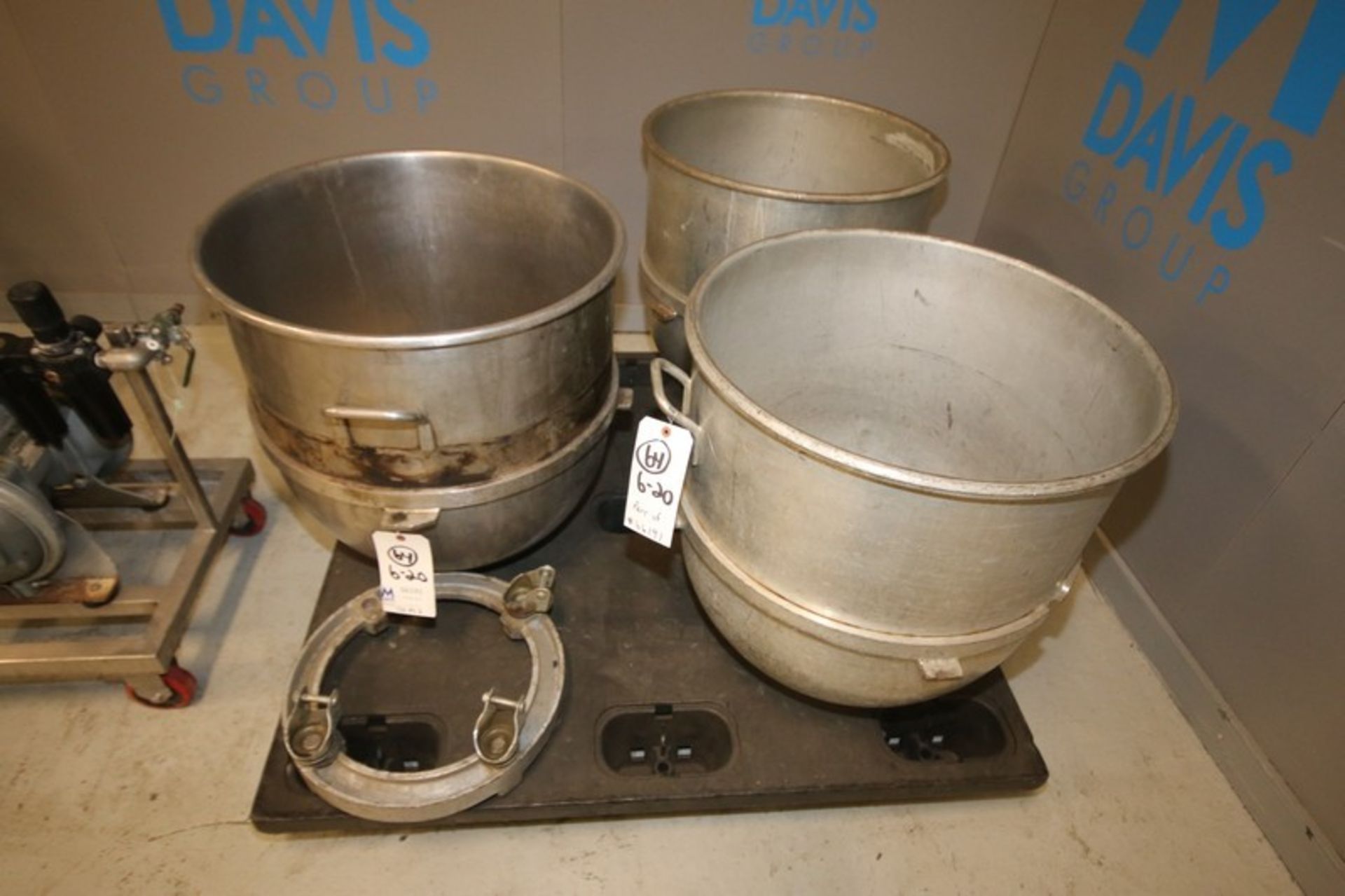 Lot of (3) 23"W x 24" D Mixer Bowls with Base (INV#66191)(Located at the MDG Auction Showroom--