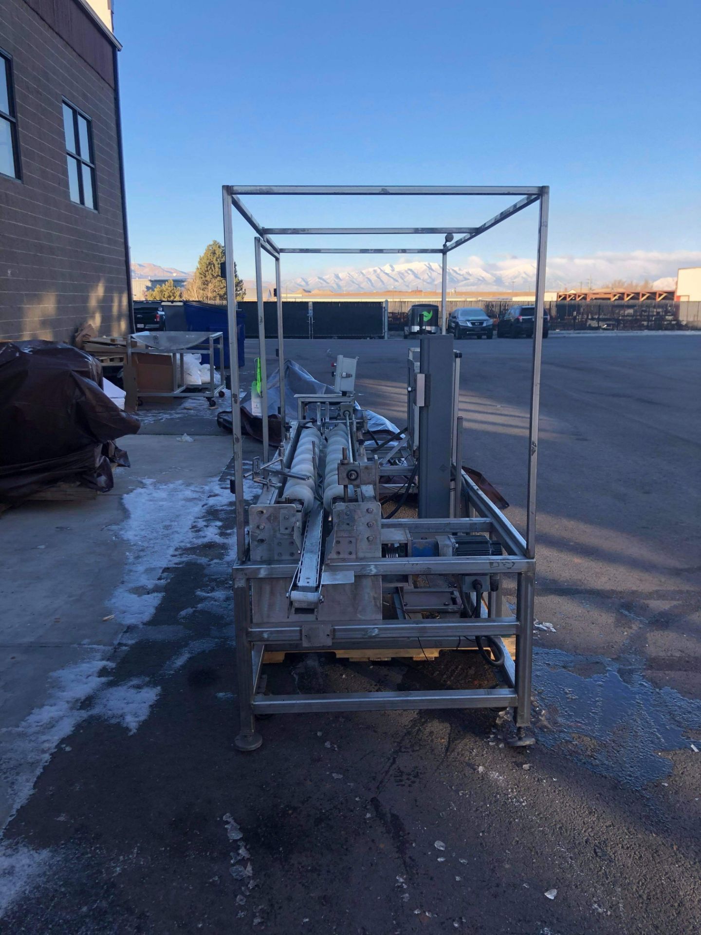 S/S Labeler Orientor Timing Conveyor, with Plastic Timing Belt, with Timing Belt(Rigging, Loading - Image 4 of 8