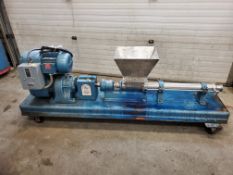 Moyno Progressive Cavity Pump Neck, Model 4F, S/N AS-33285 with Variable Speed Drive, 230/460 V,