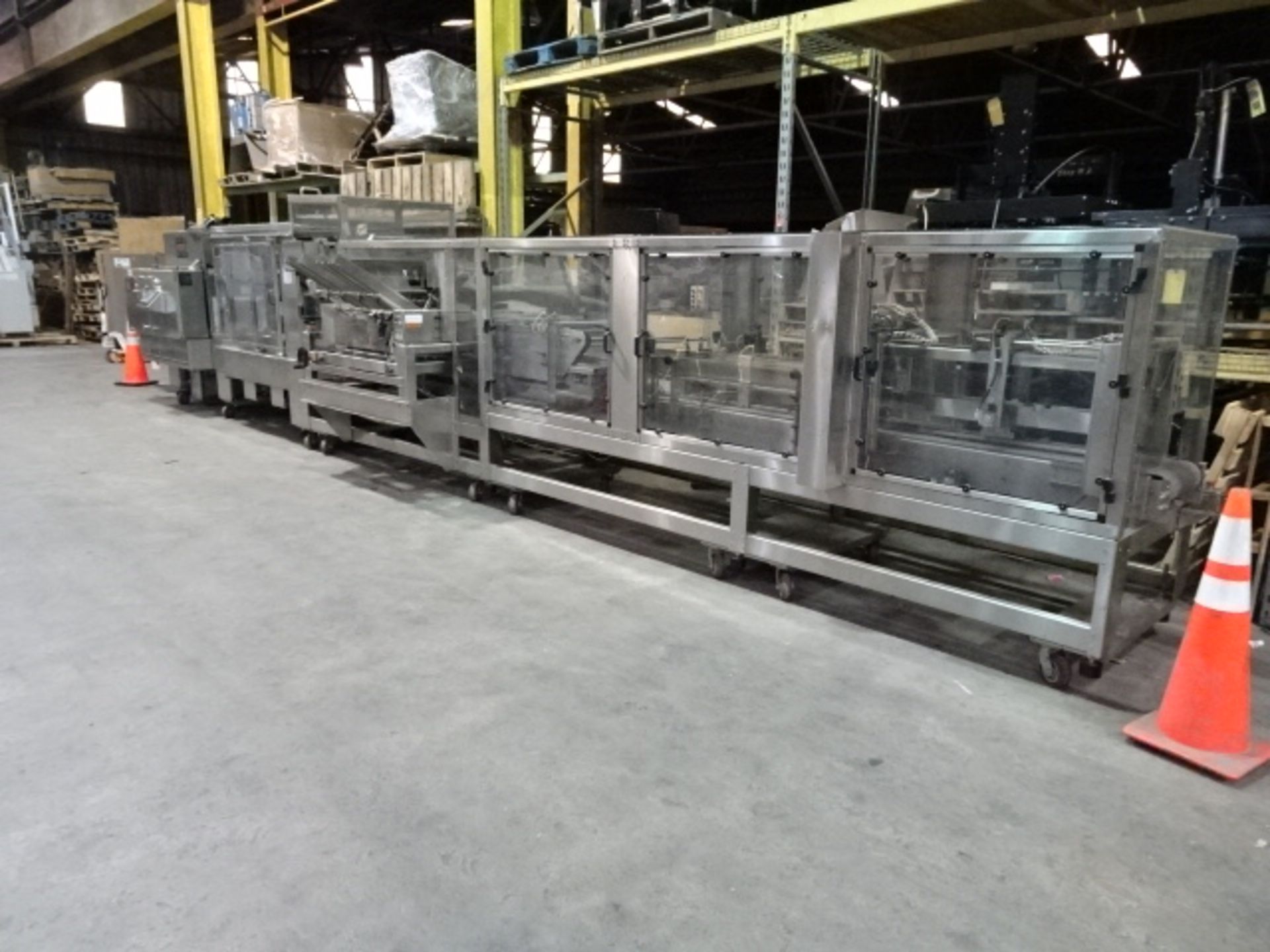 POLYPACK Shrink Wrapper with Laner for Total Enclosure; Continuous Motion; Model CFH-16-24-32 (