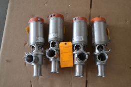 Lot of 4 Pasilac S/S Air Valves 2" Stop Valve. Required Loading Fee For Simple Loading $20. (Located