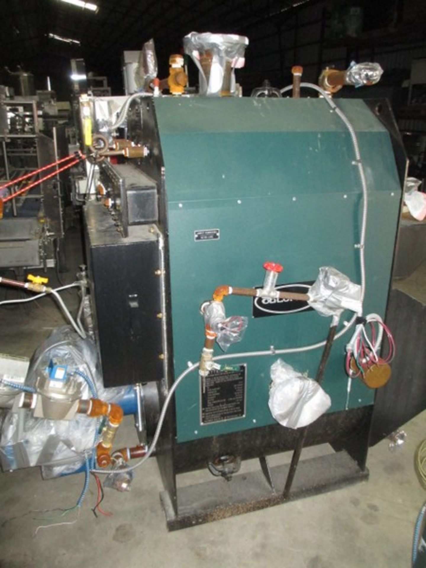 Package Boiler, MFG By Peerless, 6.4HP, 15PSI Steam, Natural Gas Fired, Model G-10610W-HSP-1, S/N - Image 2 of 3