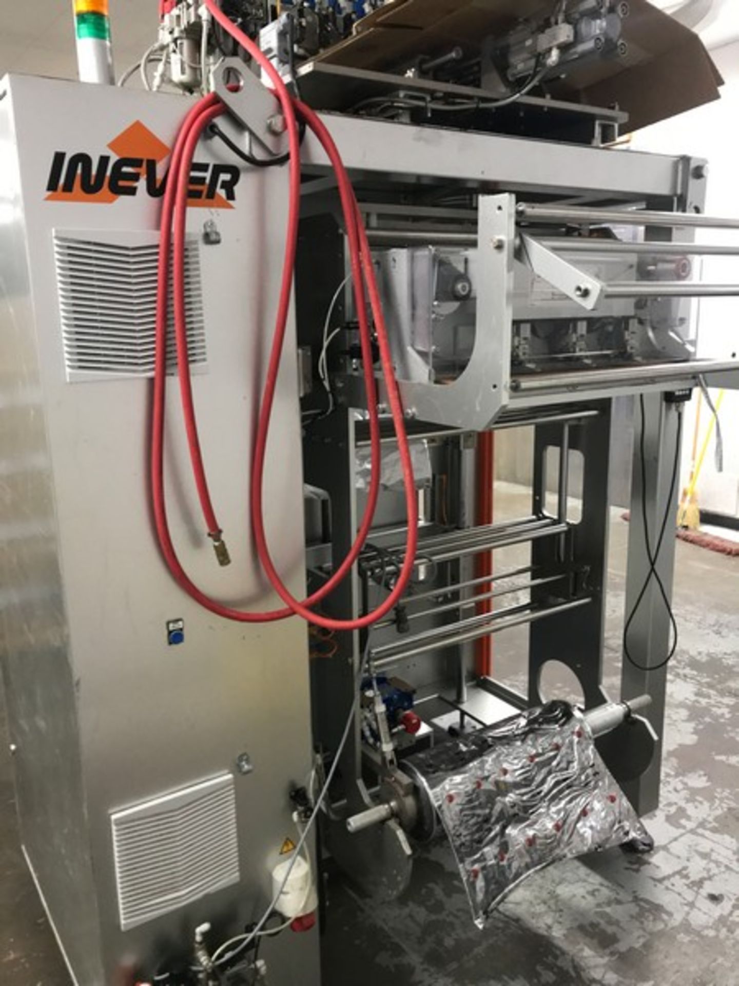 2012 Inever S/S Pack Multilane Stickpack Machine with Rear Film Rolls,