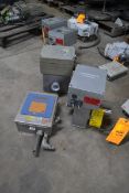Lot of (4) 2 are 1-1/2" and 2 are 2" Diessel Magnetic Flow Meters: Clamp Ports w/ Top Mount