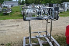 S/S Placement Feeder on S/S Stand w/ 3 Loading Chutes. Required Loading Fee For Simple Loading $