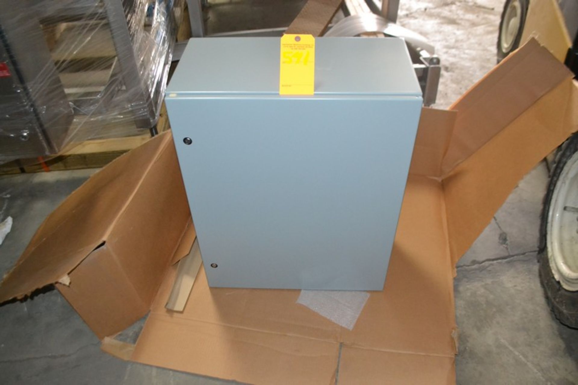 New Hoffman Steel Electrical Control Box 28"H X 24"L X 12"D. Part # CSD302412. Required Loading