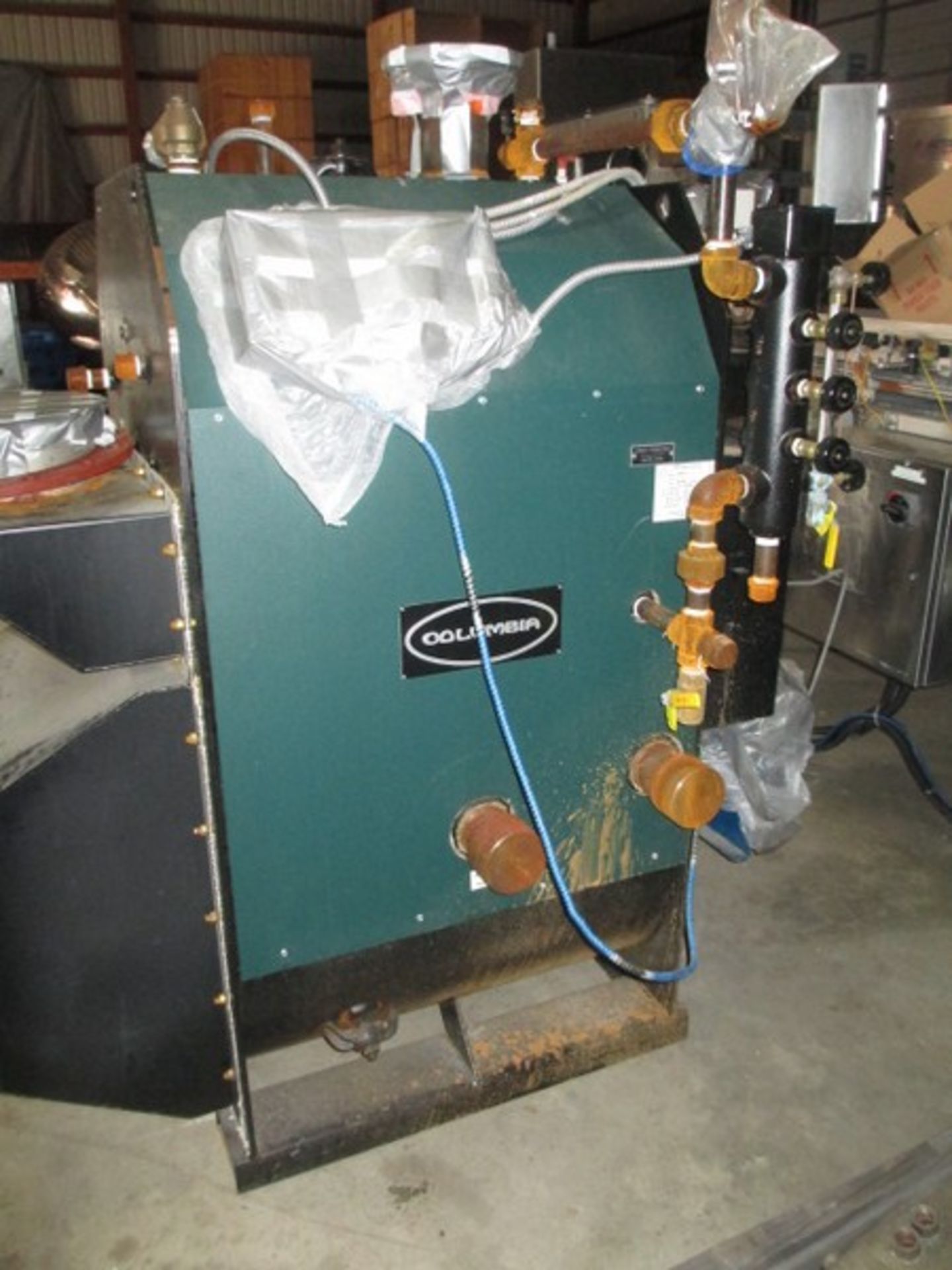 Package Boiler, MFG By Peerless, 6.4HP, 15PSI Steam, Natural Gas Fired, Model G-10610W-HSP-1, S/N