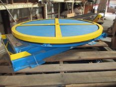 Bishamon Pallet Loader/Positioner, Model E2-30, S/N 040759, 3,000 LB. Capacity, 45" Diameter.