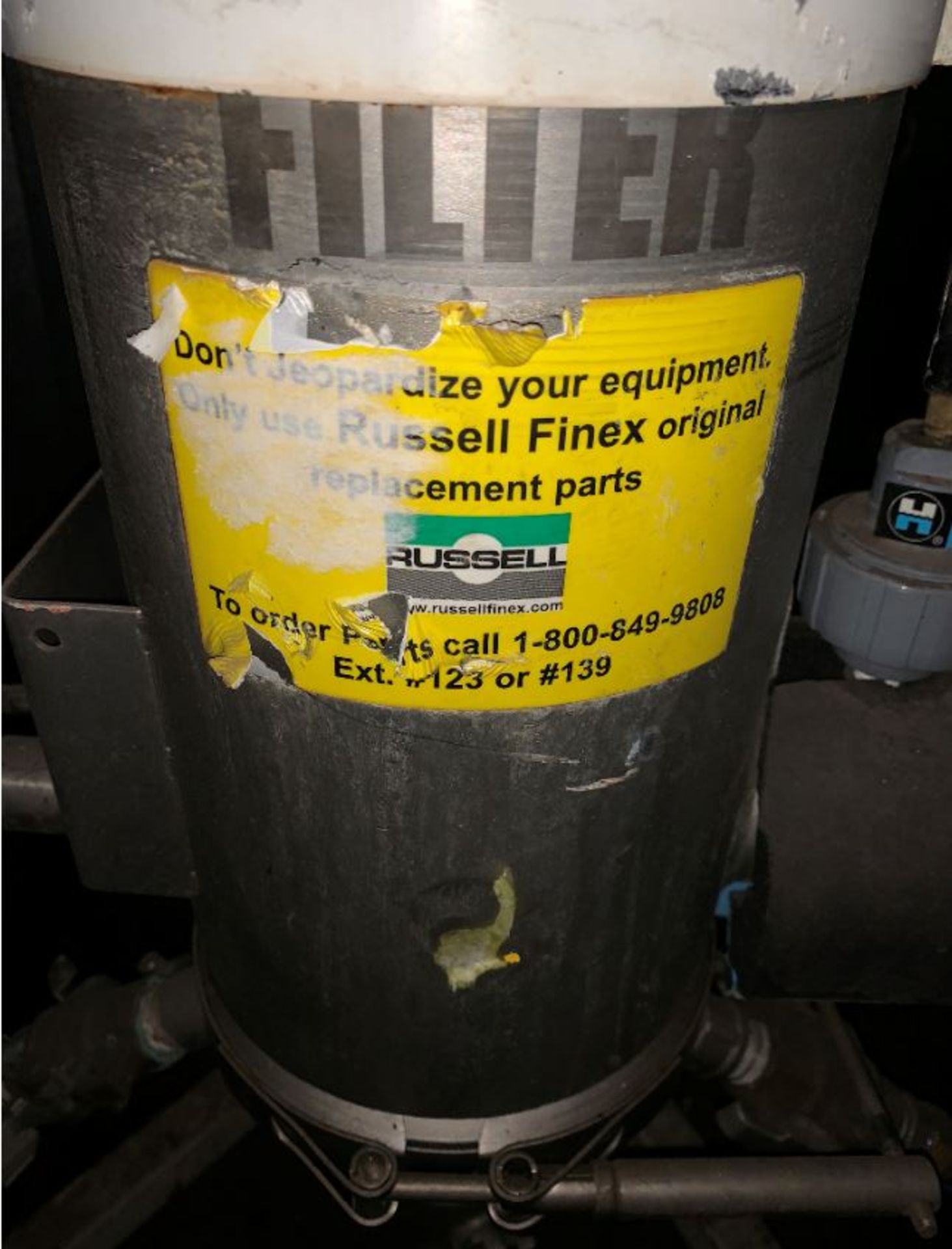 Self Cleaning Stainless Steel Pressure Filter; Russel Finex - Image 3 of 7