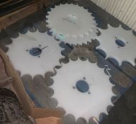 Lot of Indexing Wheels (LOCATED IN IOWA, RIGGING INCLUDED WITH SALE PRICE) -- Optional Packagin