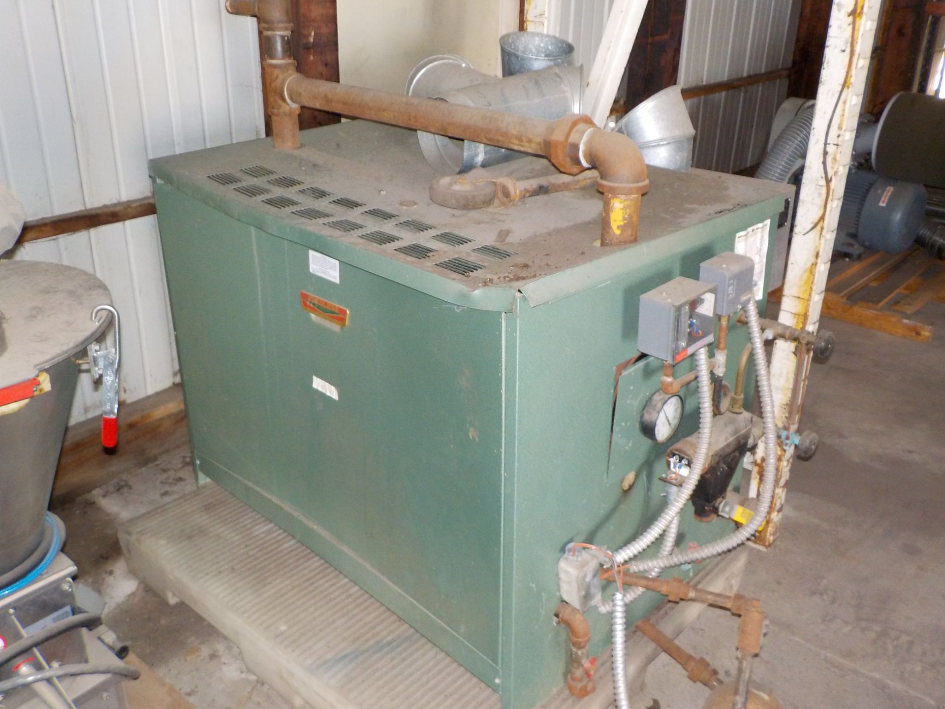 Package Boiler, MFG By Peerless, 6.4HP, 15PSI Steam, Natural Gas Fired, Model G-10610W-HSP-1, S/N - Image 3 of 3