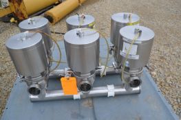 Definox 2" Valve Cluster, Contains 6 Valves. Required Loading Fee For Simple Loading $50. (Located