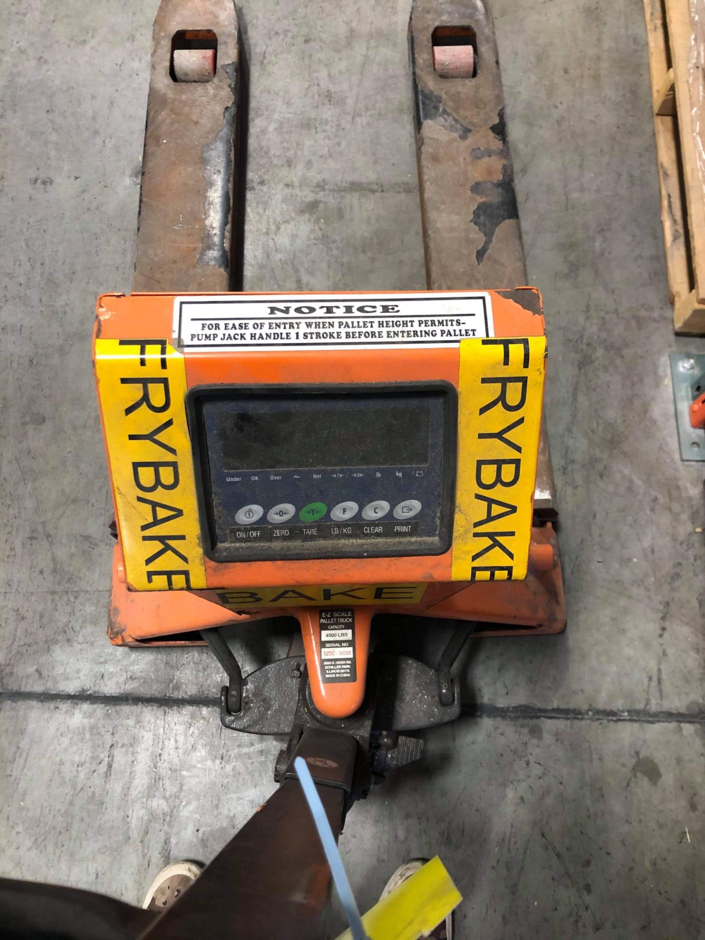 Hydraulic Pallet Jack, with On Board Weigh System with Digital Read Out(Rigging, Loading and - Image 3 of 4