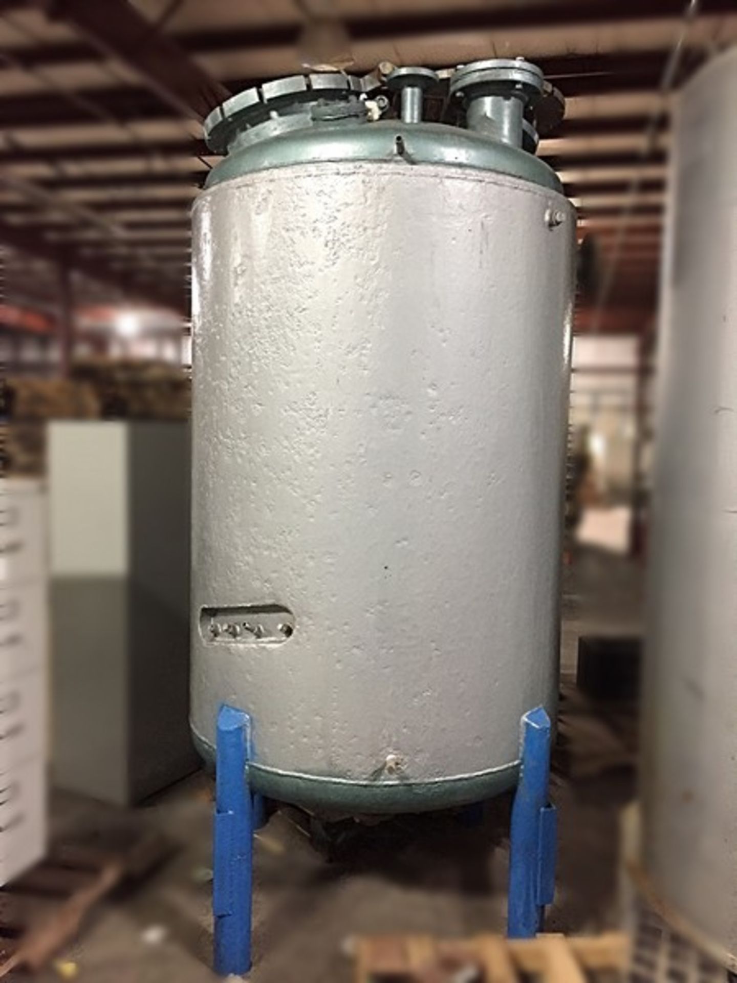 Howard Corporation 500-Gallon Stainless Steel, mild steel Jacketed Reactor for pressure and - Image 2 of 6