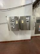 BURNER CONTROL PANEL AND BURNER AIR FLOW PANEL