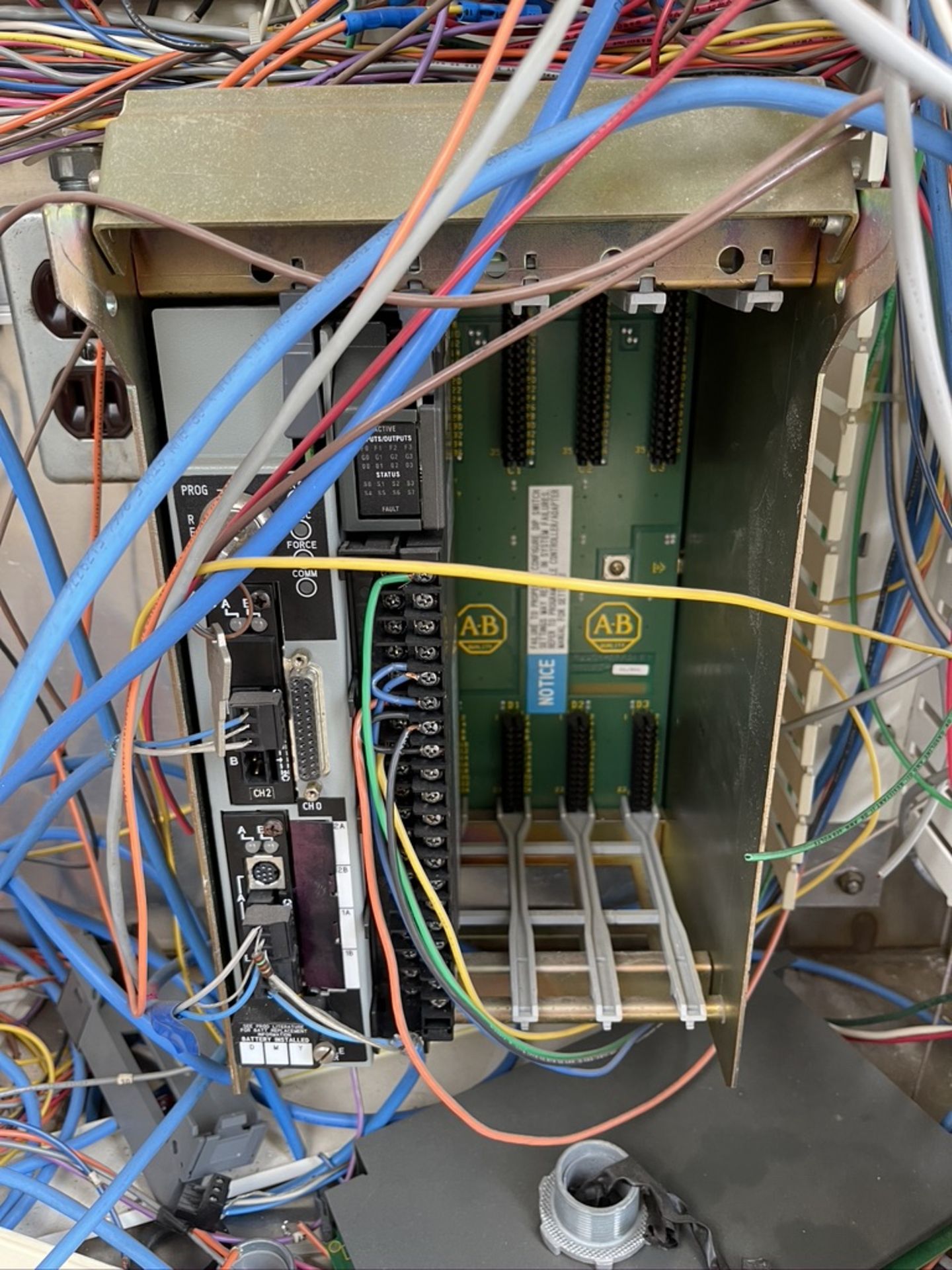 (1) S/S CONTROL PANELS WITH ABB KENT-TAYLOR COMMANDER 1900 CHART RECORDER, ALLEN-BRADLEY SLC 500 - Image 12 of 16