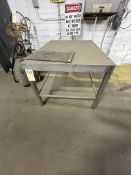 S/S TABLE, APPX. 36''W X 48''L X 30''H