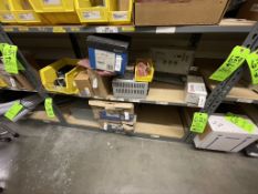 CONTENTS OF SHELF, INCLUDES ELECTRICAL COMPONENTS, CONTROL CABINET FANS (ON SECTION "46D" OF RACK,