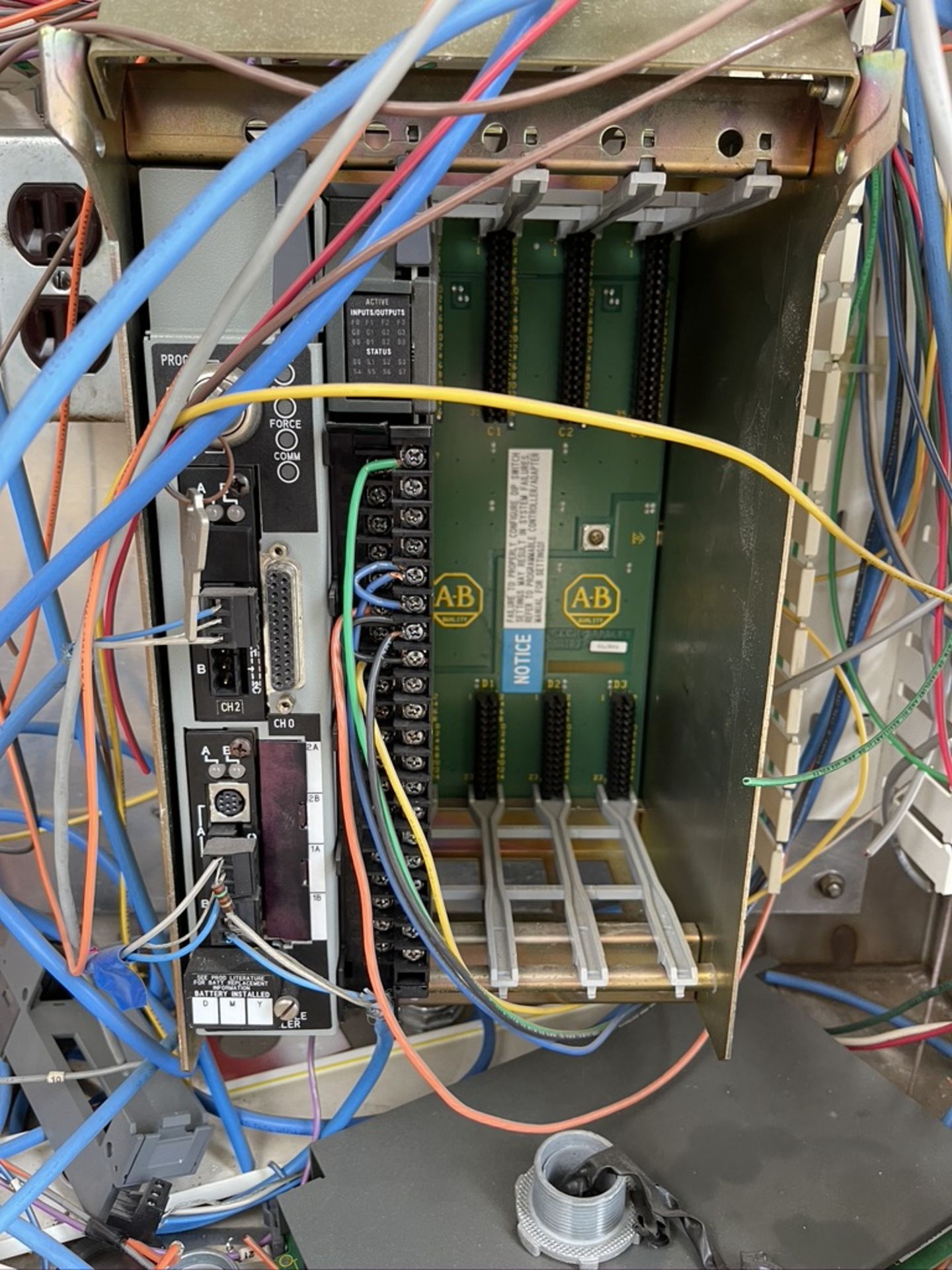 (1) S/S CONTROL PANELS WITH ABB KENT-TAYLOR COMMANDER 1900 CHART RECORDER, ALLEN-BRADLEY SLC 500 - Image 13 of 16