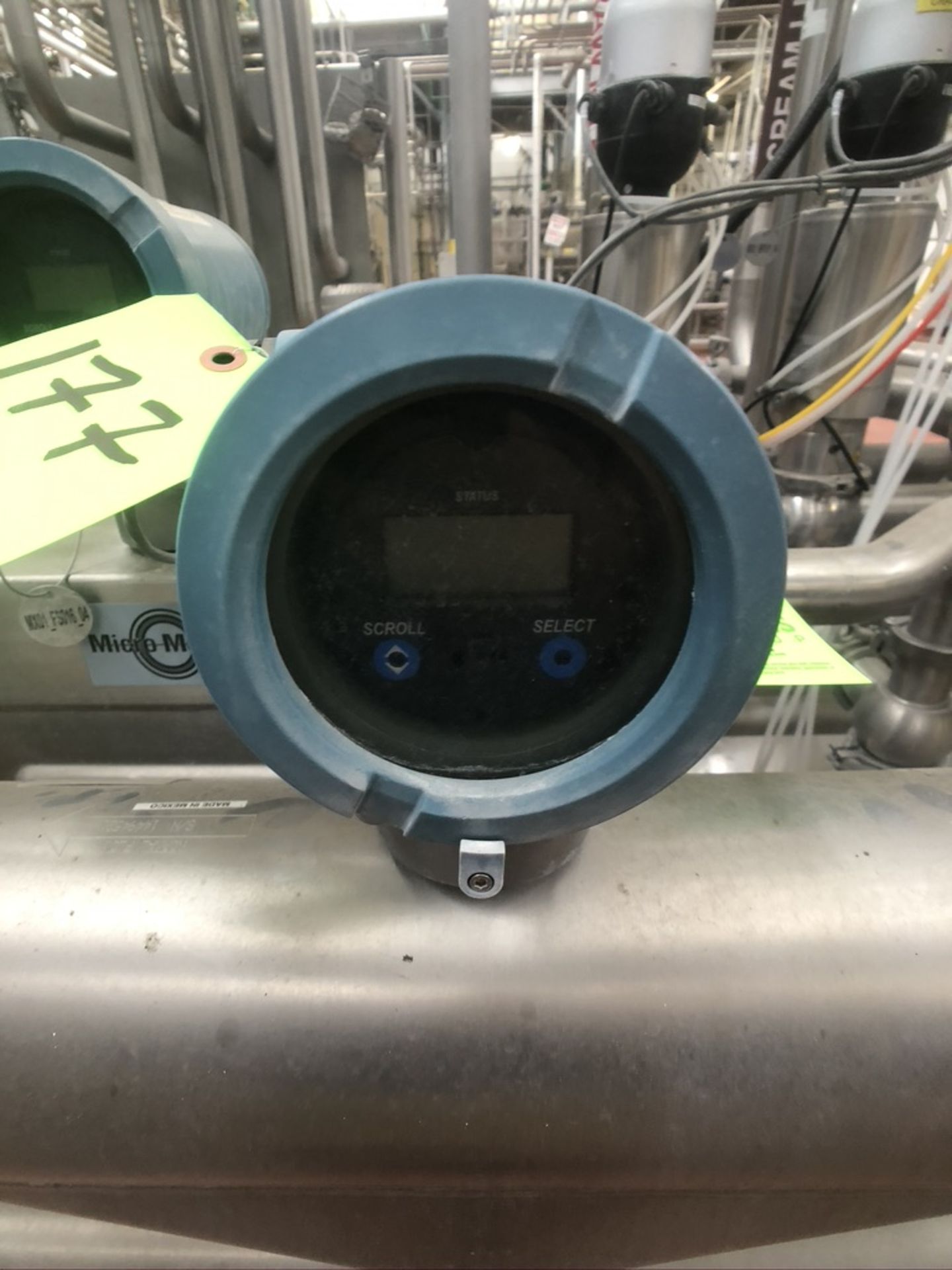 (1) MICRO-MOTION INLINE FLOW METER MODEL H300S361NCAAEZZZZ, S/N 14494521, WITH DIGITAL READOUT - Image 3 of 6