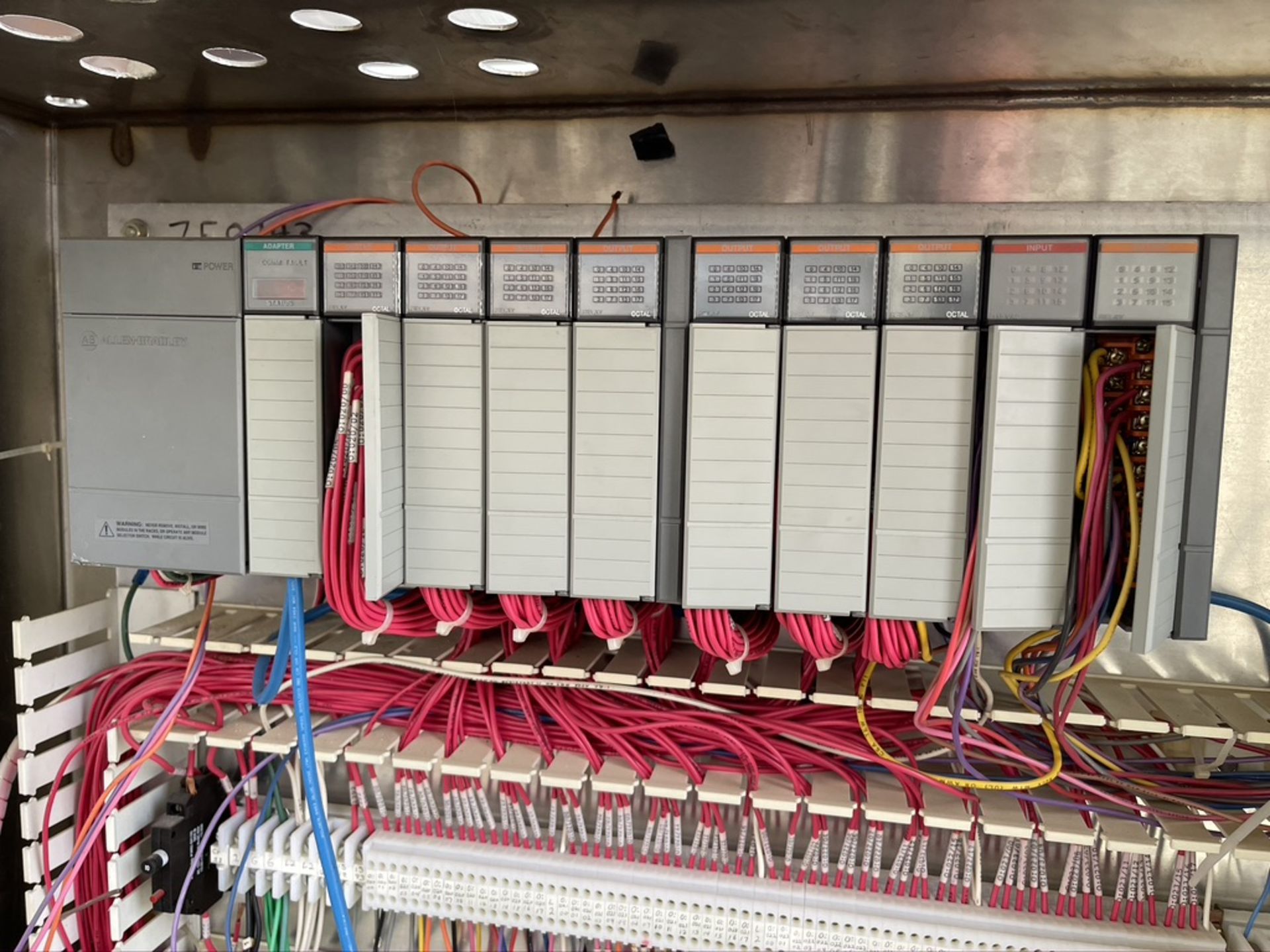 (1) S/S CONTROL PANELS WITH ABB KENT-TAYLOR COMMANDER 1900 CHART RECORDER, ALLEN-BRADLEY SLC 500 - Image 10 of 16