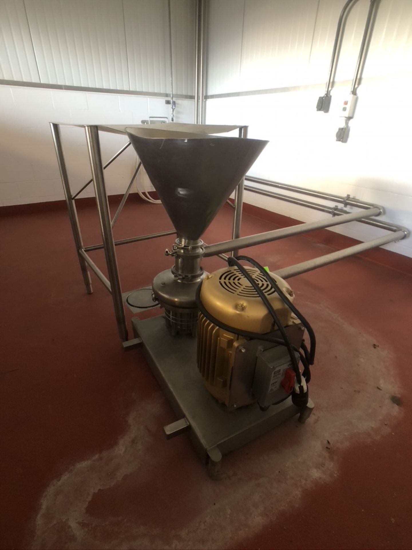 TRI-CLOVER / TRI-BLENDER, MODEL F4329MD-B40, S/N W2229, EQUIPPED WITH BALDOR MOTOR 20 HP 3520 RPM, - Image 5 of 13