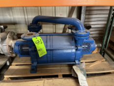 SIHI INDUSTRIAL ELECTRIC VACUUM PUMP S/N C06-538133-01, INDUSTRIAL ELECTIRC MOTOR (BELIEVED TO BE