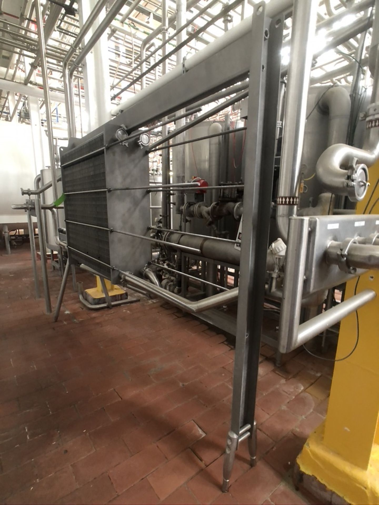 2008 CREAM CHILLING PRESS (BEHIND CIP) INCLUDES: 08 APV PARAFLOW S/S PLATE PRESS - Image 6 of 7