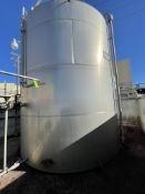 ALL S/S STORAGE TANK, BULK COSTIC TANK, ANSIMAG CENTRIFUGAL PUMP, MODEL KM2156AB, S/N 18020, 2 HP