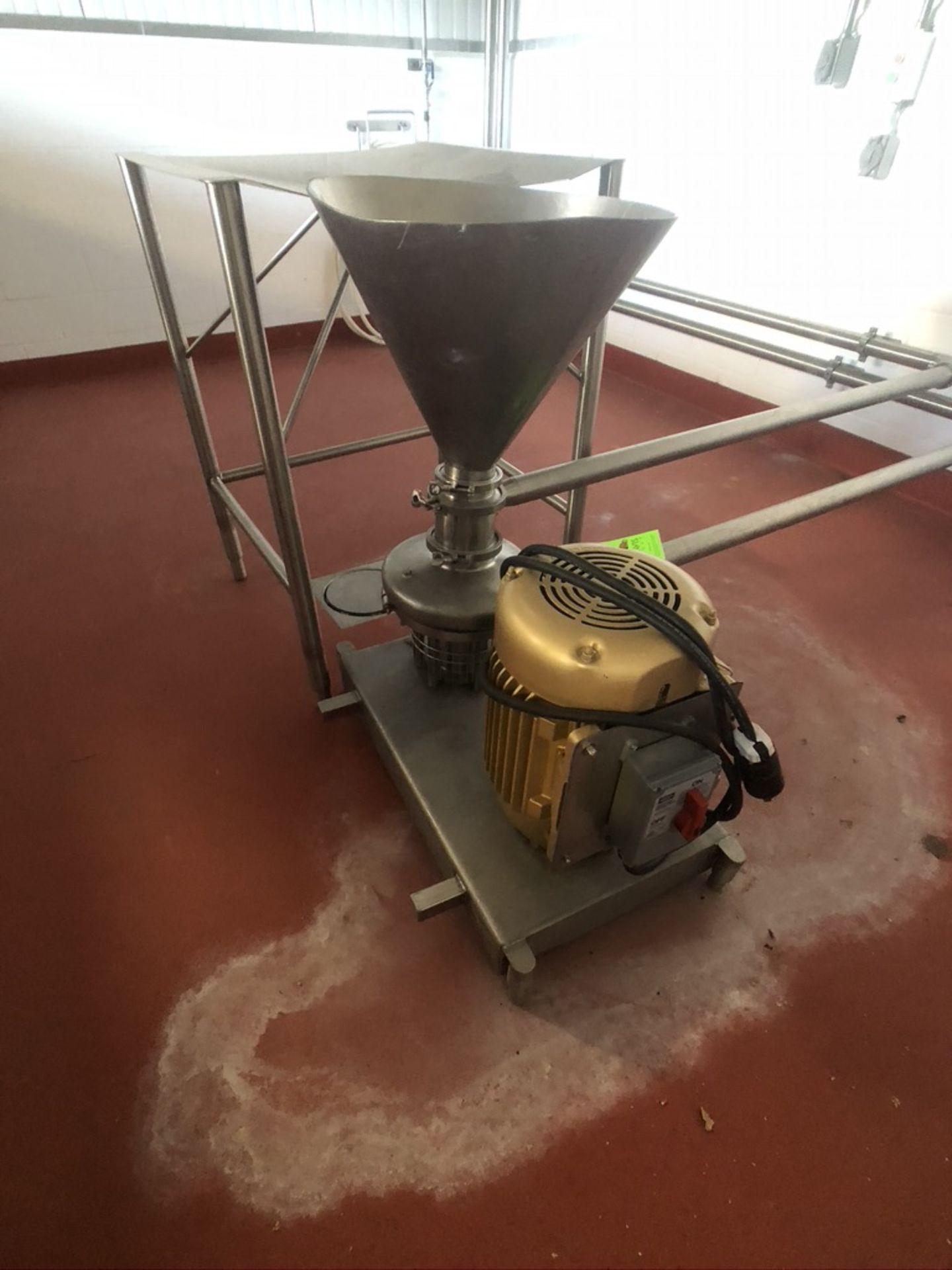 TRI-CLOVER / TRI-BLENDER, MODEL F4329MD-B40, S/N W2229, EQUIPPED WITH BALDOR MOTOR 20 HP 3520 RPM,