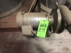 5-HP ALL S/S WASHDOWN CENTRIFUGAL STAGE PUMP, 1745 RPM, 208-230/460 V