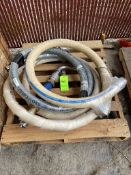 (1) CARLON FLOW METER, (3) ALFAGOMMA CRUSH RESISTANT "ALL FOOD" S&D TRANSFER HOSES (240 PSI)