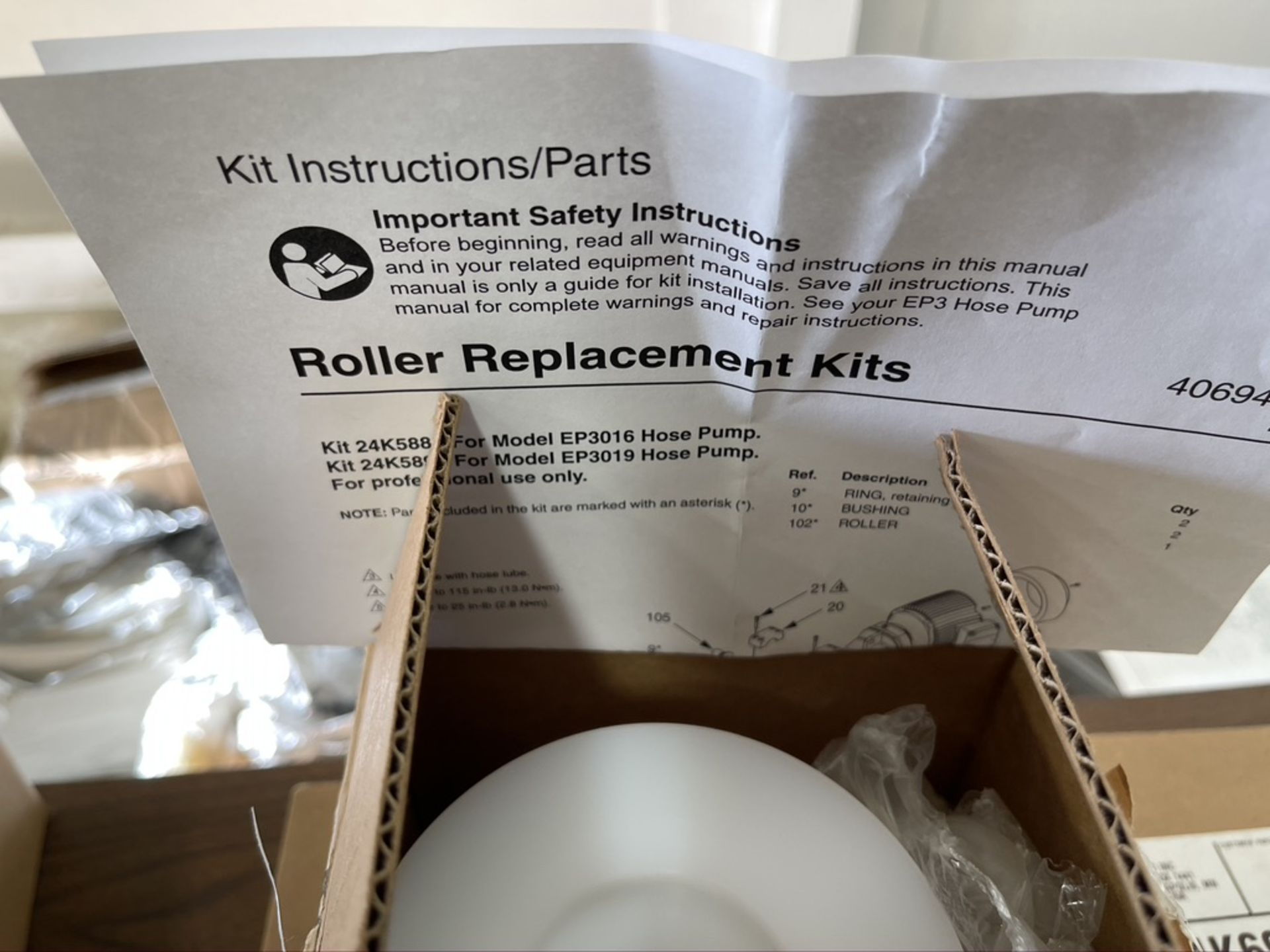 (3) GRACO ROLLER REPLACEMENT KITS (NEW IN BOX) - Image 6 of 6