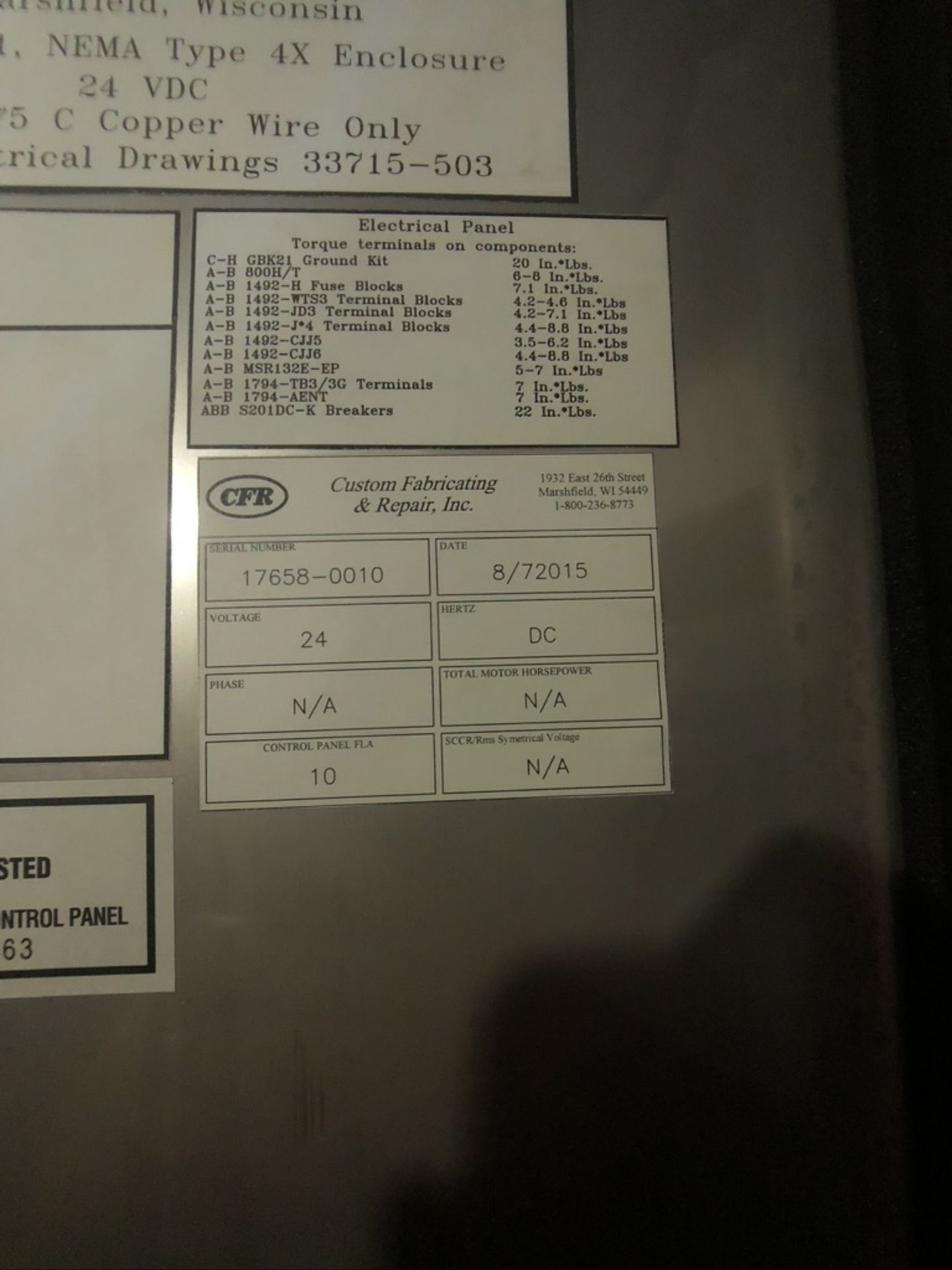 2015 SKID-MOUNTED SUDMO 54-VALVE AIR VALVE CLUSTER, INCLUDES (28) SUDMO PENTAIR AIR VALVES WITH - Image 11 of 26