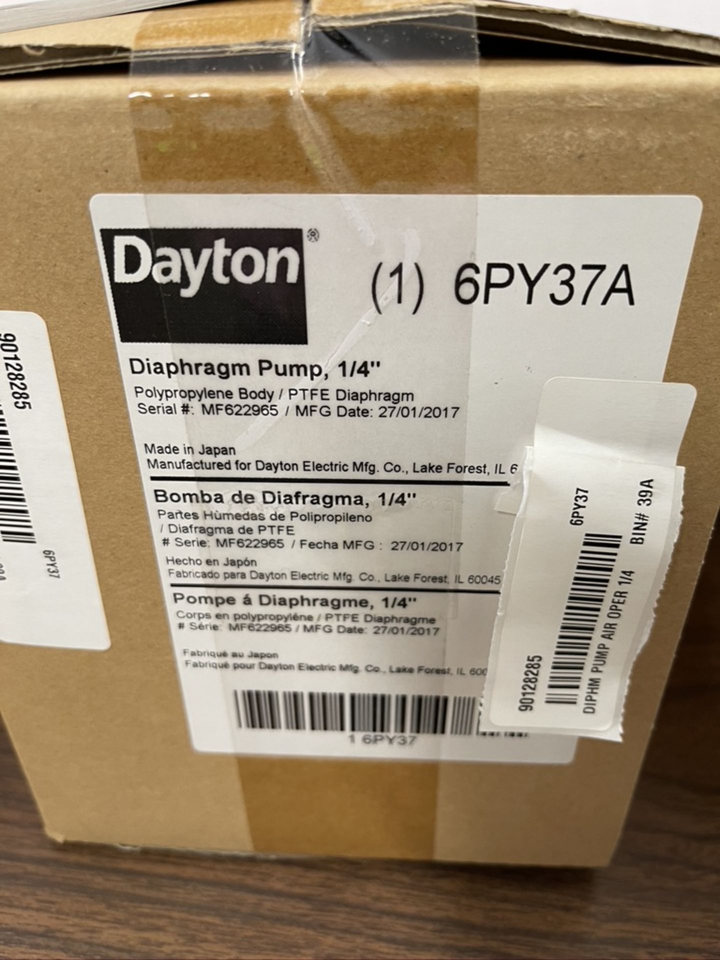 (2) DAYTON AIR-OPERATED DIAPHRAGM PUMP 1/4'' (NEW IN BOX) - Image 6 of 6