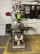 2007 JET VERTICAL MILLING MACHINE, S/N 7070558, TURRET MILLING SPEEDS: LOW RANGE: 80/660, 135/111