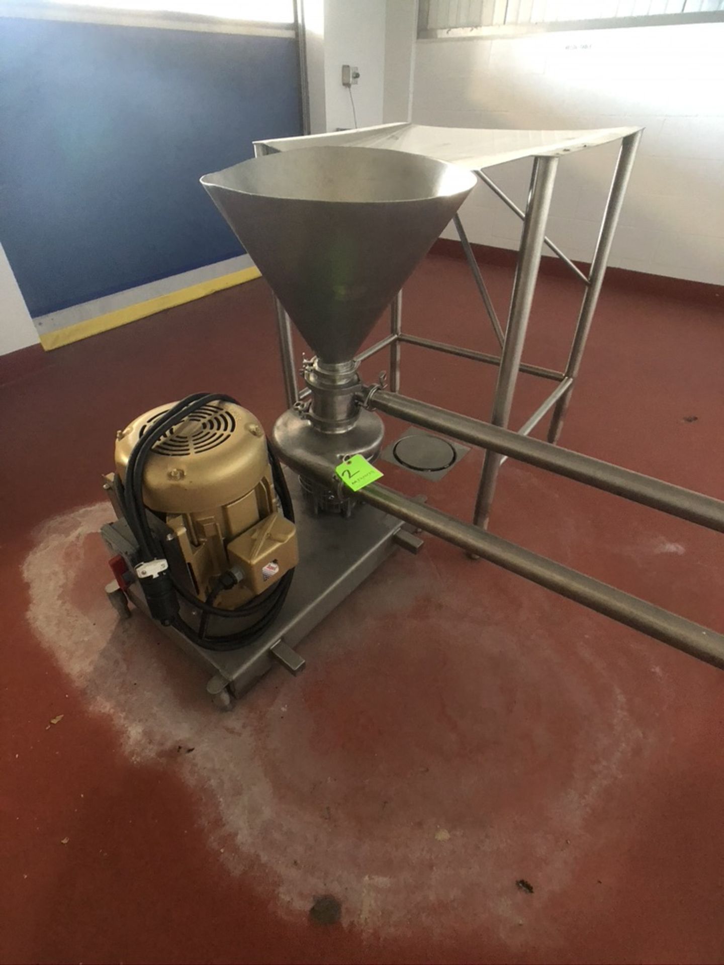 TRI-CLOVER / TRI-BLENDER, MODEL F4329MD-B40, S/N W2229, EQUIPPED WITH BALDOR MOTOR 20 HP 3520 RPM, - Image 4 of 13