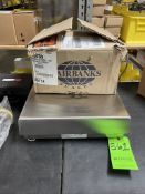 FAIRBANKS NEXWEIGH S/S COUNTERTOP SCALE WITH DIGITAL READ OUT, MODEL FB5050K, S/N 143570010108, RICE