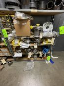 CONTENTS OF SHELVES, ASSORTED (NEW) FRISTAM, WCB, SPX PUMPS AND PUMP COMPONENTS (SECTIONS "1B, 1C,