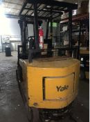 Yale Electric Truck - adjustable forks, tilt and side shift - no battery (LOCATED IN IOWA, RIGGING