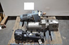 Lot of assorted Motors with Gears (Located Lebanon, PA) (Load Fee $25.00)