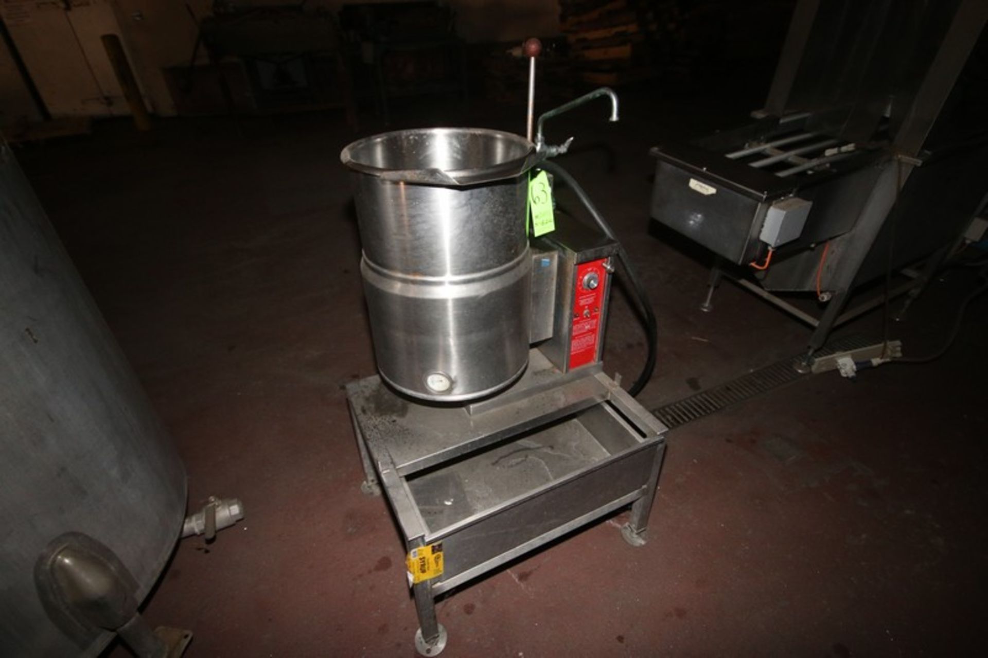 Aprox. 15 Gal. S/S Tilt Kettle, M/N VEC12TW, S/N AP-1036119-10X-5458, 208 Volts, 3 Phase, Kettle - Image 4 of 7