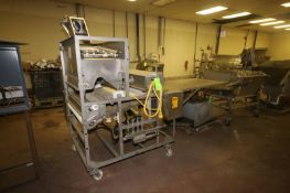 Stein S/S Breader, with Aprox. 34" W S/S Infeed Mesh Conveyor, with Hydraulic Unit,