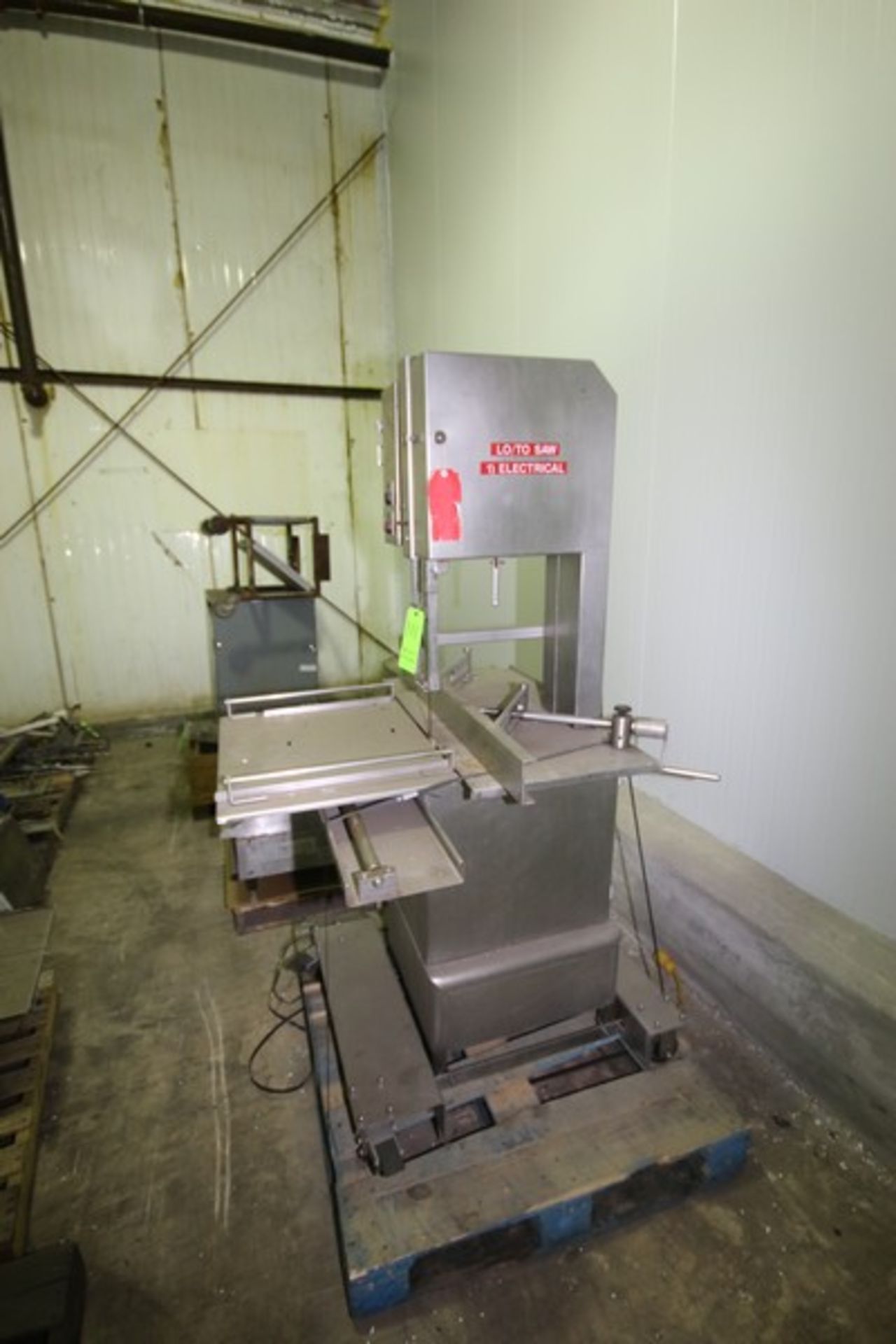 S/S Vertical Metal Saw, with Blade & S/S Working Area, Mounted on S/S Portable Frame (LOCATED IN - Image 2 of 3