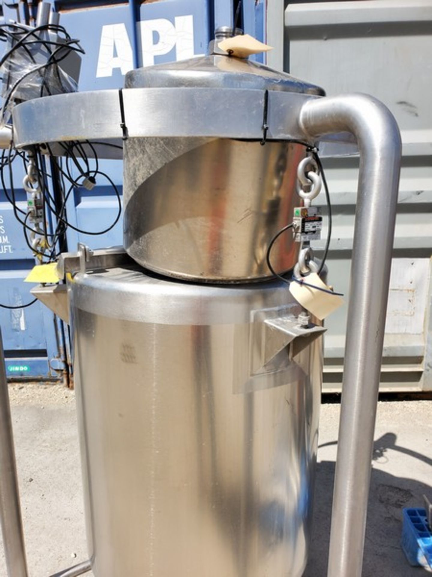 Stainless Hanging Tank - Aprox. 41" x 64" Dimensions (Unit #63) (Located New Bothwell, Manitoba - Image 3 of 3