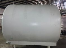 1000 Gallon Horizontal Glycol Jacketed Stainless Steel tank, (LOCATED IN IOWA, RIGGING INCLUDED WITH