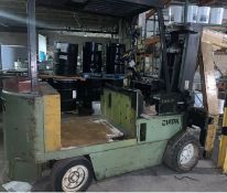 Clark Sit Down Electric Forklift Truck -12000 pound capacity - no battery (LOCATED IN IOWA,