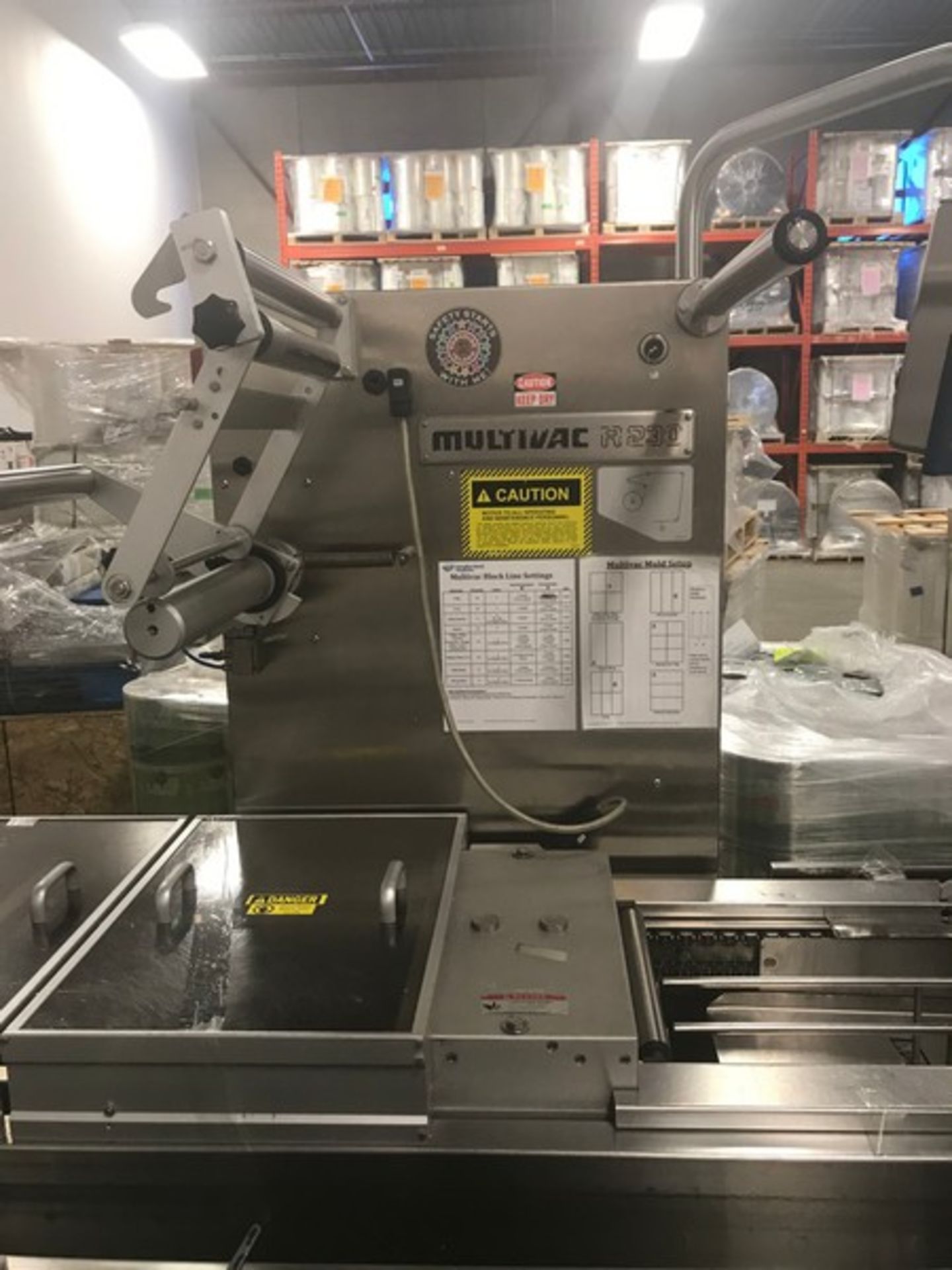 Multivac Vacuum Packaging Machine, Model R230, S/N 810, 220 V/60 Hz (1999) (Unit #96) (Located New - Image 2 of 7