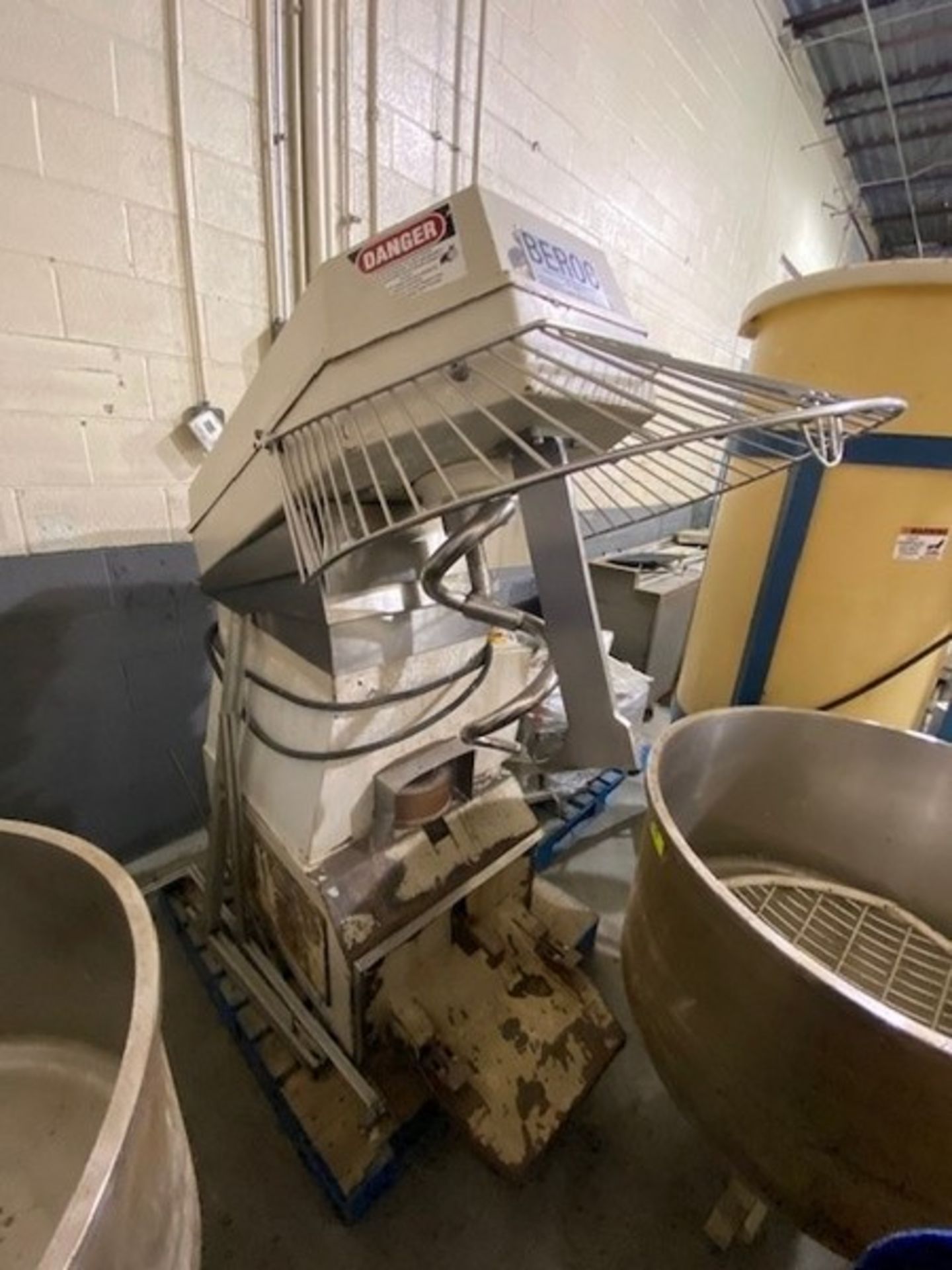 BES S/S Dough Mixer, with S/S Mixing Totes (Located in Carlisle, PA) (Rigging, Loading & Site